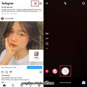 cách dùng filter instagram
