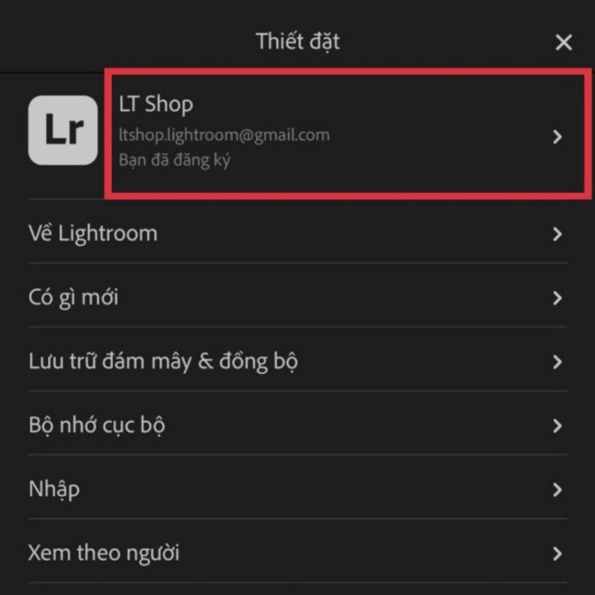 You are currently viewing Hướng dẫn sử dụng Lightroom Vip khi mua tại LT Shop