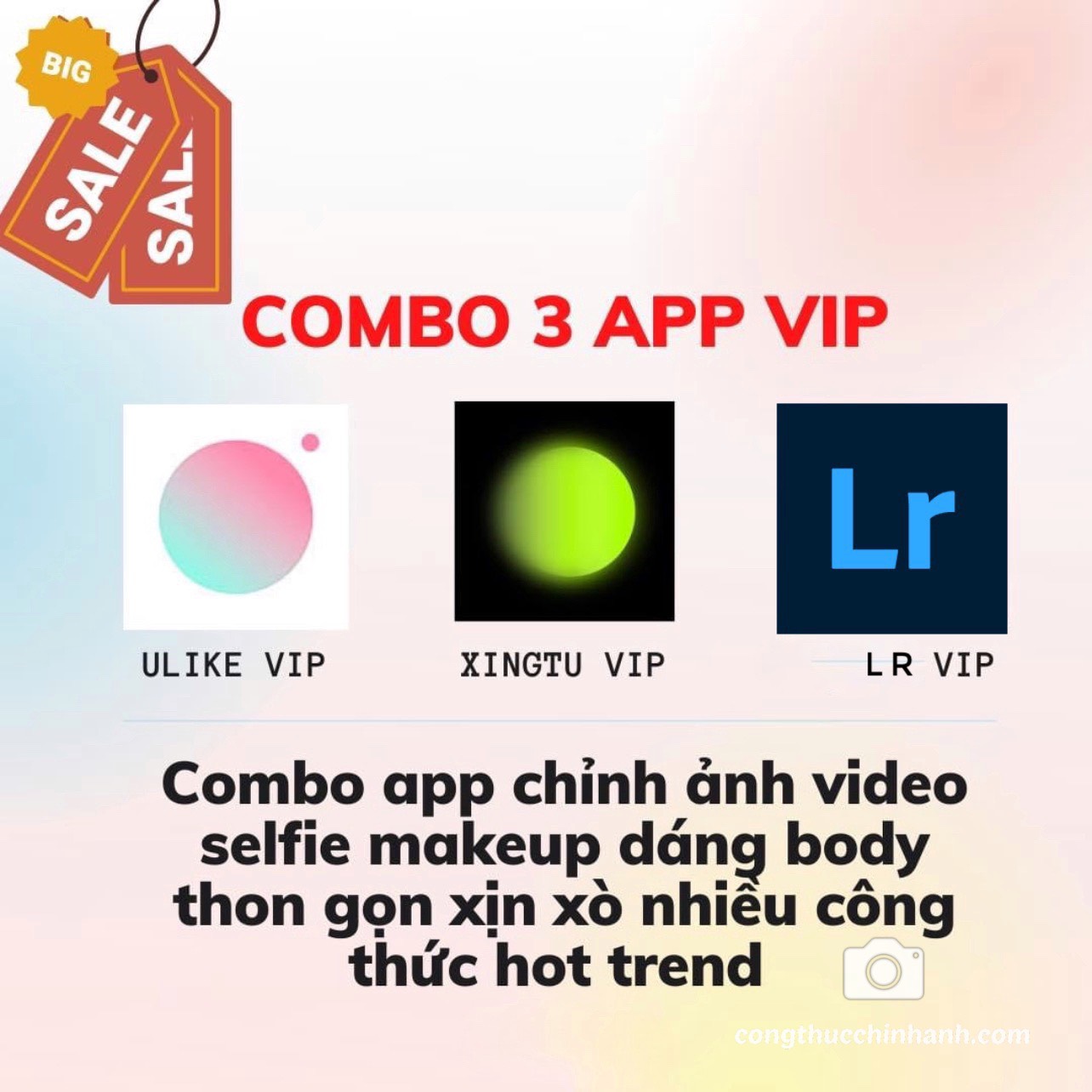 You are currently viewing Mua app chỉnh ảnh uy tín – Lightroom Vip, Ulike Vip, Xingtu Vip
